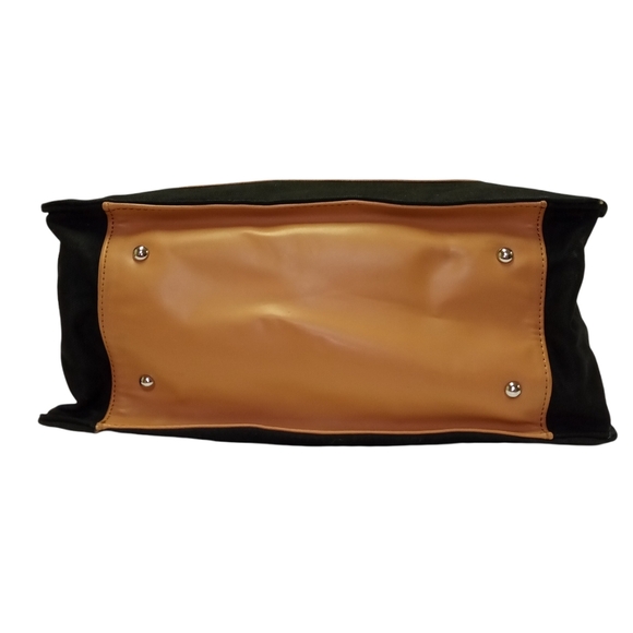 Pottery Kids Classic Black and Leather Tote - Picture 5 of 8